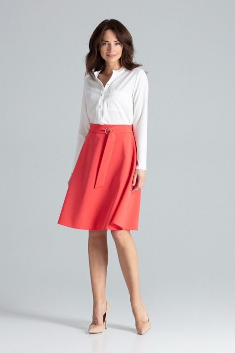 Spódnica Model L038 Coral - Lenitif - XL Spódnica Model L038 Coral - Lenitif - XL