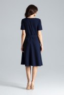 Sukienka Model L043 Navy - Lenitif - XL Sukienka Model L043 Navy - Lenitif - XL