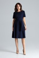 Sukienka Model L043 Navy - Lenitif - S Sukienka Model L043 Navy - Lenitif - S