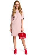 Sukienka Model S113 Powder Pink - Stylove - XXL Sukienka Model S113 Powder Pink - Stylove - XXL