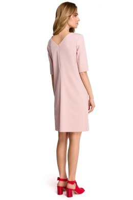 Sukienka Model S113 Powder Pink - Stylove - M