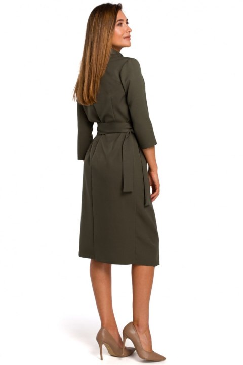 Sukienka Model S175 Khaki - Stylove - M Sukienka Model S175 Khaki - Stylove - M