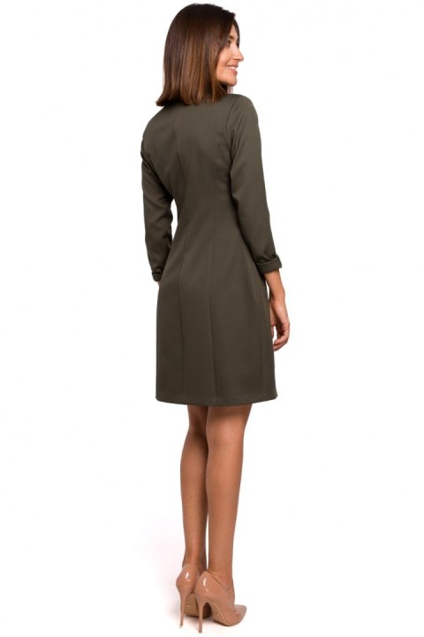 Sukienka Model S217 Khaki - Stylove - S Sukienka Model S217 Khaki - Stylove - S