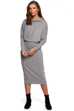Sukienka Model S245 Grey - Stylove - 2XL/3XL