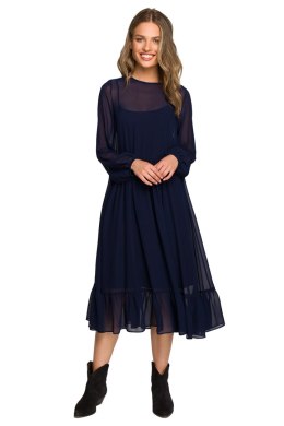 Sukienka Model S319 Navy - Stylove - XXL