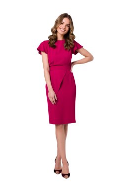 Sukienka Model S336 Śliwka - Stylove - XXL