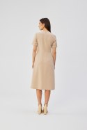 Sukienka Model S361 Beige - Stylove - s Sukienka Model S361 Beige - Stylove - s