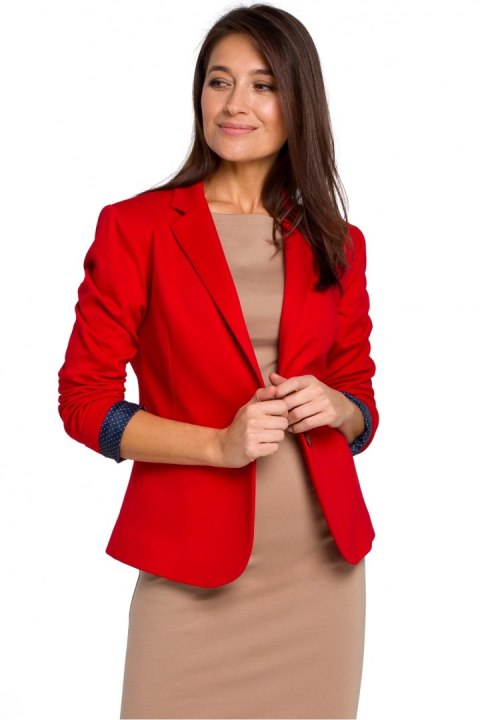 Żakiet Model S154 Red - Stylove - M Żakiet Model S154 Red - Stylove - M