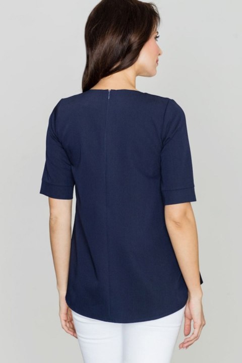 Bluzka Model K370 Navy - Lenitif - M Bluzka Model K370 Navy - Lenitif - M
