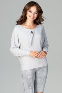 Bluzka Model K468 Grey - Lenitif - S/M Bluzka Model K468 Grey - Lenitif - S/M