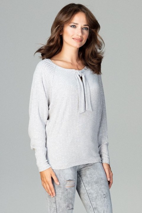 Bluzka Model K468 Grey - Lenitif - S/M Bluzka Model K468 Grey - Lenitif - S/M