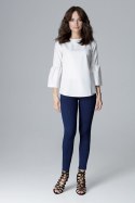 Bluzka Model L010 Ecru - Lenitif - M