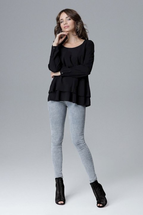 Bluzka Model L020 Black - Lenitif - M Bluzka Model L020 Black - Lenitif - M