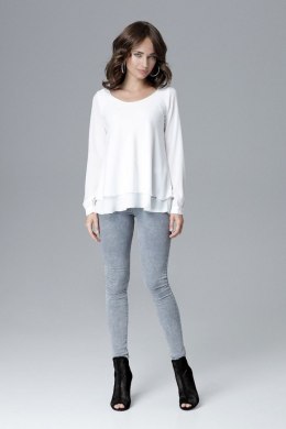 Bluzka Model L020 Ecru - Lenitif - XL
