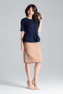 Bluzka Model L026 Navy - Lenitif - L Bluzka Model L026 Navy - Lenitif - L