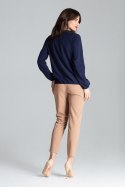 Bluzka Model L030 Navy - Lenitif - XL Bluzka Model L030 Navy - Lenitif - XL