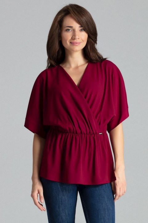 Bluzka Model L063 Bordo - Lenitif - M Bluzka Model L063 Bordo - Lenitif - M