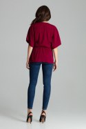 Bluzka Model L063 Bordo - Lenitif - M Bluzka Model L063 Bordo - Lenitif - M