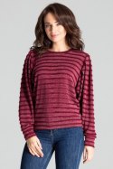Bluzka Model L069 Bordo - Lenitif - S/M Bluzka Model L069 Bordo - Lenitif - S/M