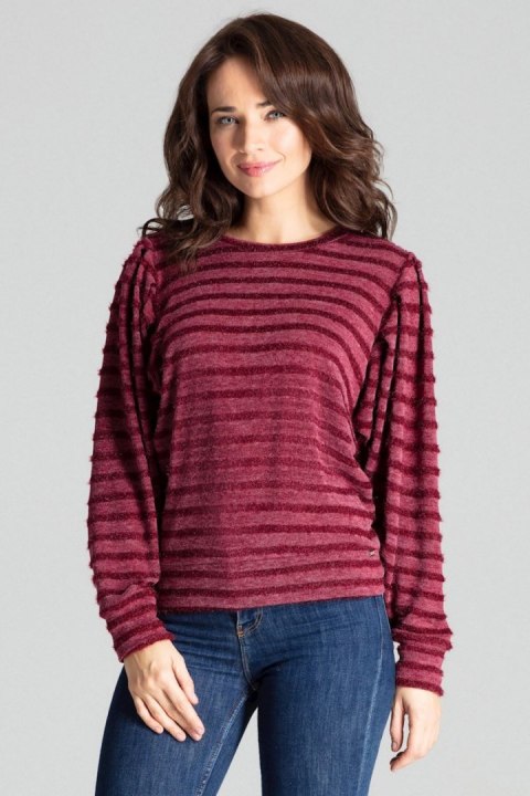 Bluzka Model L069 Bordo - Lenitif - S/M Bluzka Model L069 Bordo - Lenitif - S/M