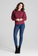 Bluzka Model L069 Bordo - Lenitif - S/M Bluzka Model L069 Bordo - Lenitif - S/M