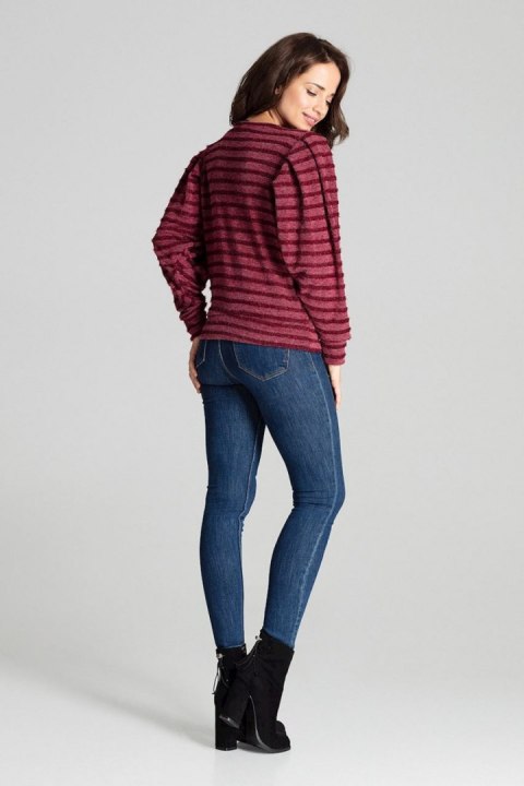 Bluzka Model L069 Bordo - Lenitif - S/M Bluzka Model L069 Bordo - Lenitif - S/M