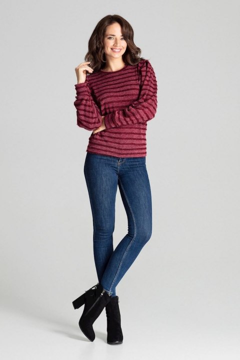 Bluzka Model L069 Bordo - Lenitif - S/M Bluzka Model L069 Bordo - Lenitif - S/M