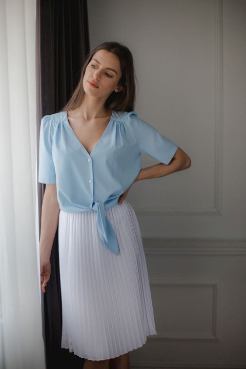 Bluzka Model L081 Blue - Lenitif - s Bluzka Model L081 Blue - Lenitif - s