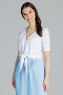 Bluzka Model L081 White - Lenitif - XL Bluzka Model L081 White - Lenitif - XL