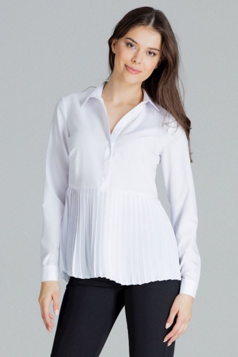 Bluzka Model L089 White - Lenitif - M Bluzka Model L089 White - Lenitif - M