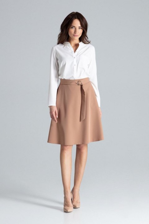 Spódnica Model L038 Brown - Lenitif - XL
