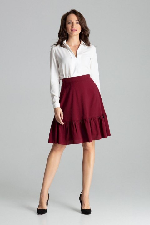 Spódnica Model L057 Bordo - Lenitif - L