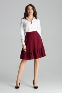 Spódnica Model L057 Bordo - Lenitif - XL