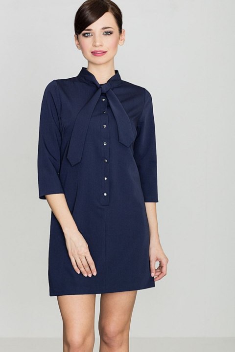 Sukienka Model K369 Navy - Lenitif - L