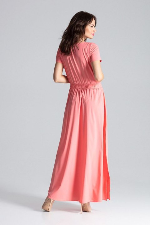 Sukienka Model L042 Coral - Lenitif - XL Sukienka Model L042 Coral - Lenitif - XL