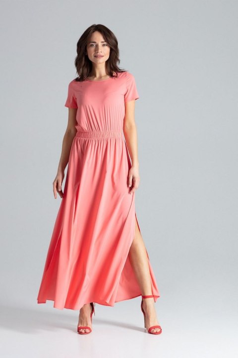 Sukienka Model L042 Coral - Lenitif - s Sukienka Model L042 Coral - Lenitif - s