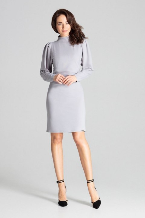 Sukienka Model L064 Grey - Lenitif - L Sukienka Model L064 Grey - Lenitif - L