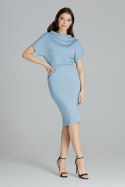 Sukienka Model L087 Blue - Lenitif - M Sukienka Model L087 Blue - Lenitif - M
