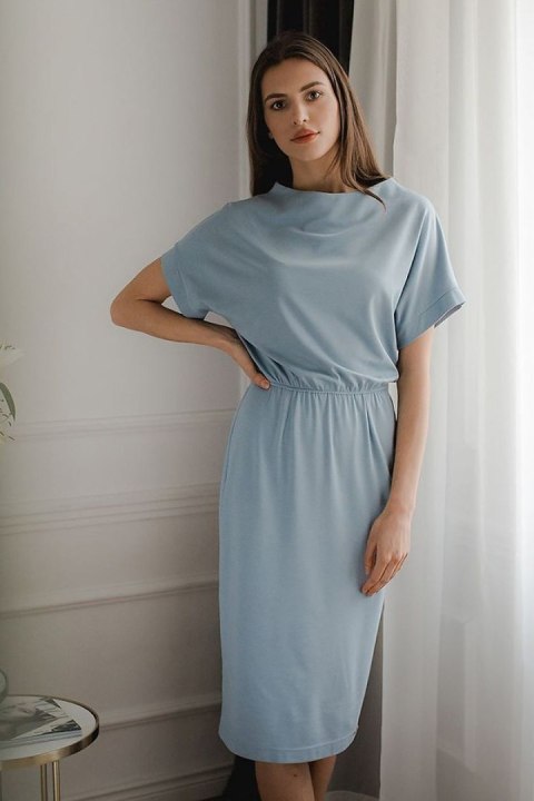 Sukienka Model L087 Blue - Lenitif - M Sukienka Model L087 Blue - Lenitif - M