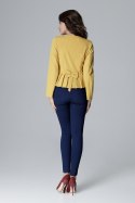 Żakiet Model L008 Yellow - Lenitif - XL Żakiet Model L008 Yellow - Lenitif - XL