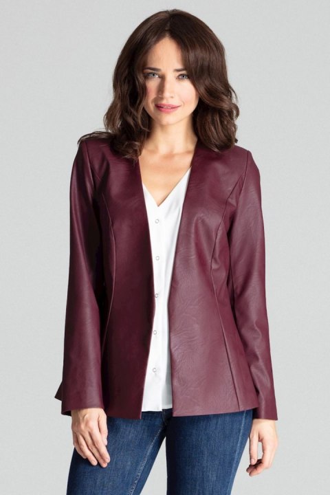 Żakiet Model L073 Bordo - Lenitif - L Żakiet Model L073 Bordo - Lenitif - L
