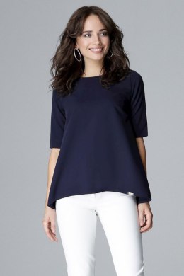 Bluzka Model L002 Navy - Lenitif - M