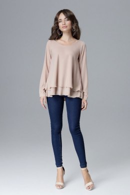 Bluzka Model L020 Beige - Lenitif - M
