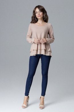 Bluzka Model L020 Beige - Lenitif - M