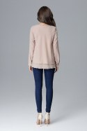 Bluzka Model L020 Beige - Lenitif - M Bluzka Model L020 Beige - Lenitif - M