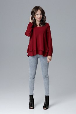 Bluzka Model L020 Bordo - Lenitif - M