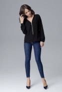 Bluzka Model L023 Black - Lenitif - L Bluzka Model L023 Black - Lenitif - L