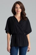Bluzka Model L063 Black - Lenitif - s Bluzka Model L063 Black - Lenitif - s