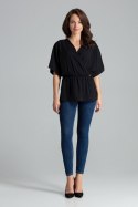 Bluzka Model L063 Black - Lenitif - s Bluzka Model L063 Black - Lenitif - s