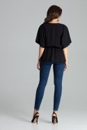 Bluzka Model L063 Black - Lenitif - s Bluzka Model L063 Black - Lenitif - s